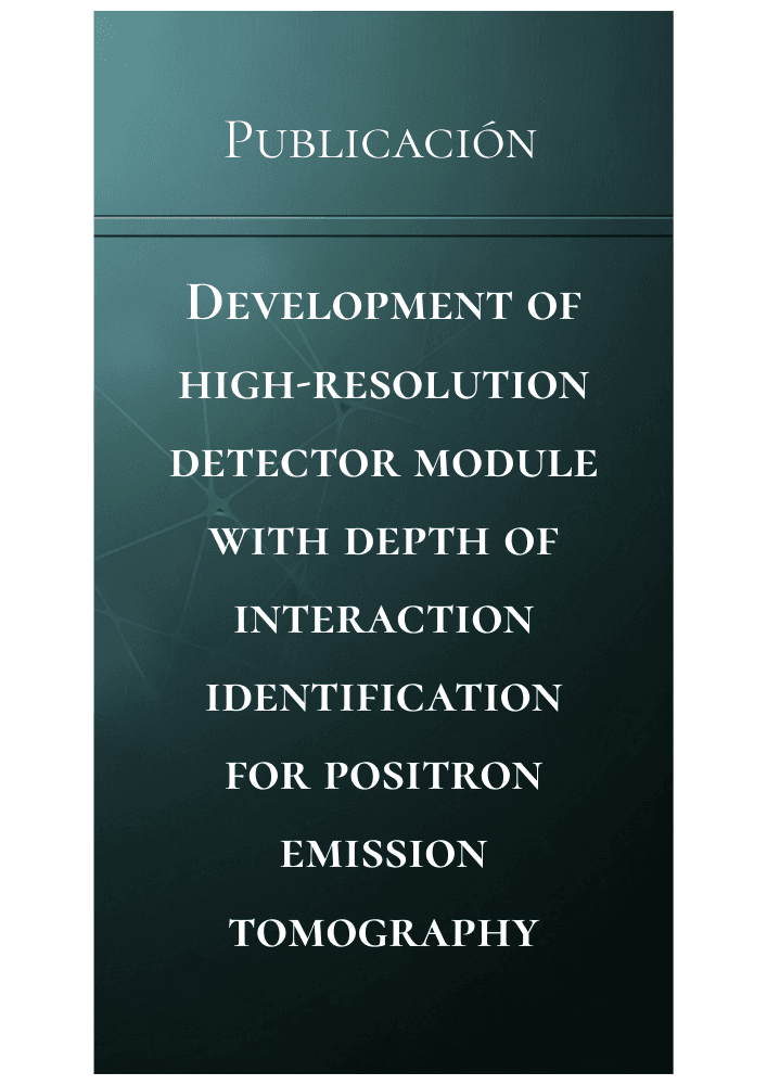 Publicación en Nuclear Instruments and Methods